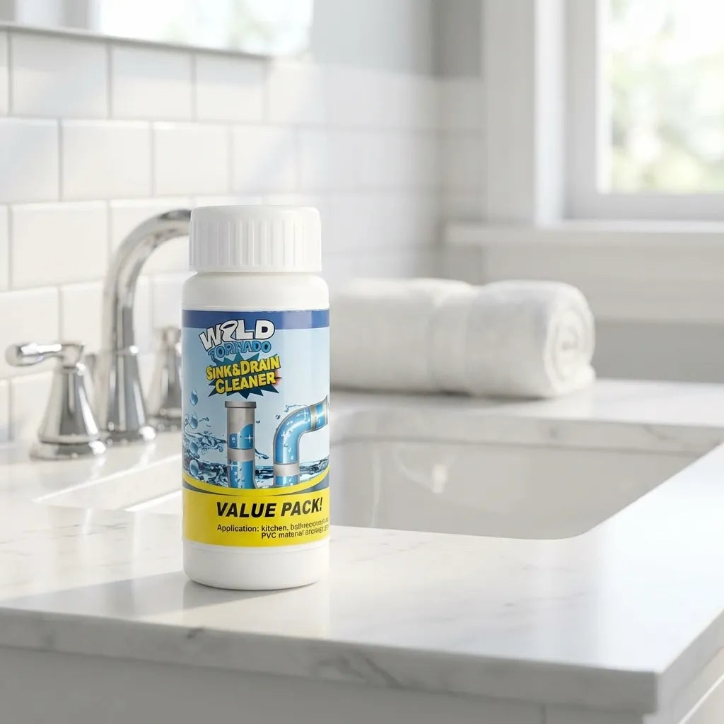 Powerful Drain Blockage Cleaner Sink