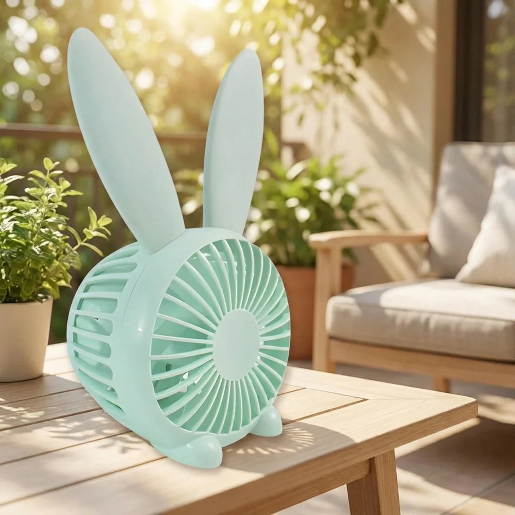 Cute Rabbit USB Desk Fan