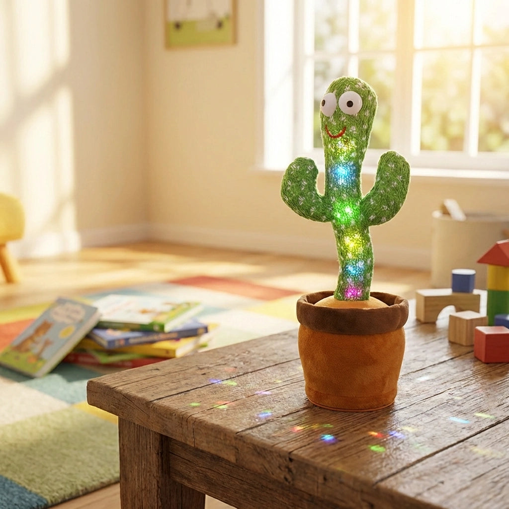 LED Musical Dancing & Mimicry Baby Cactus Toy
