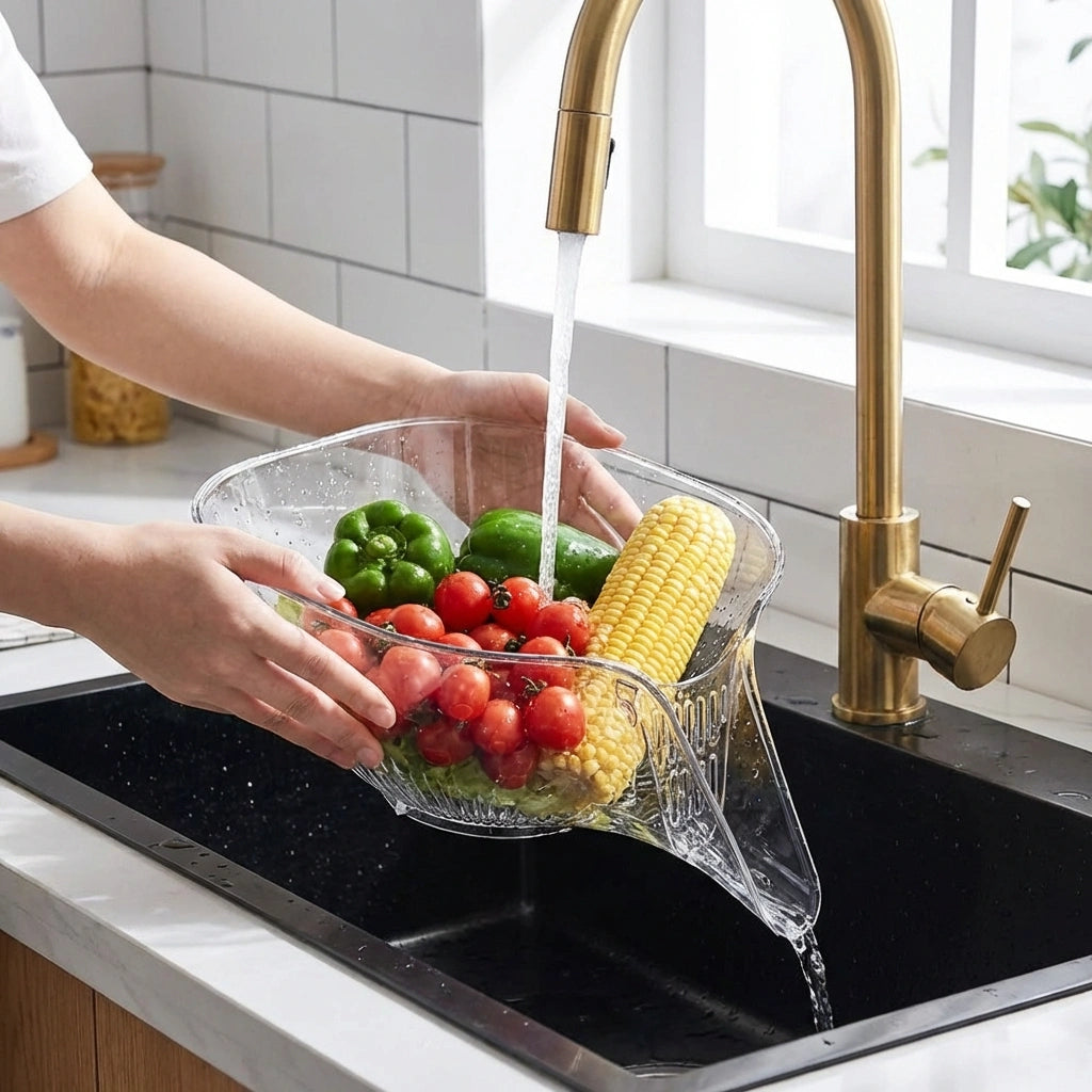 Sink Strainer Basket Funnel