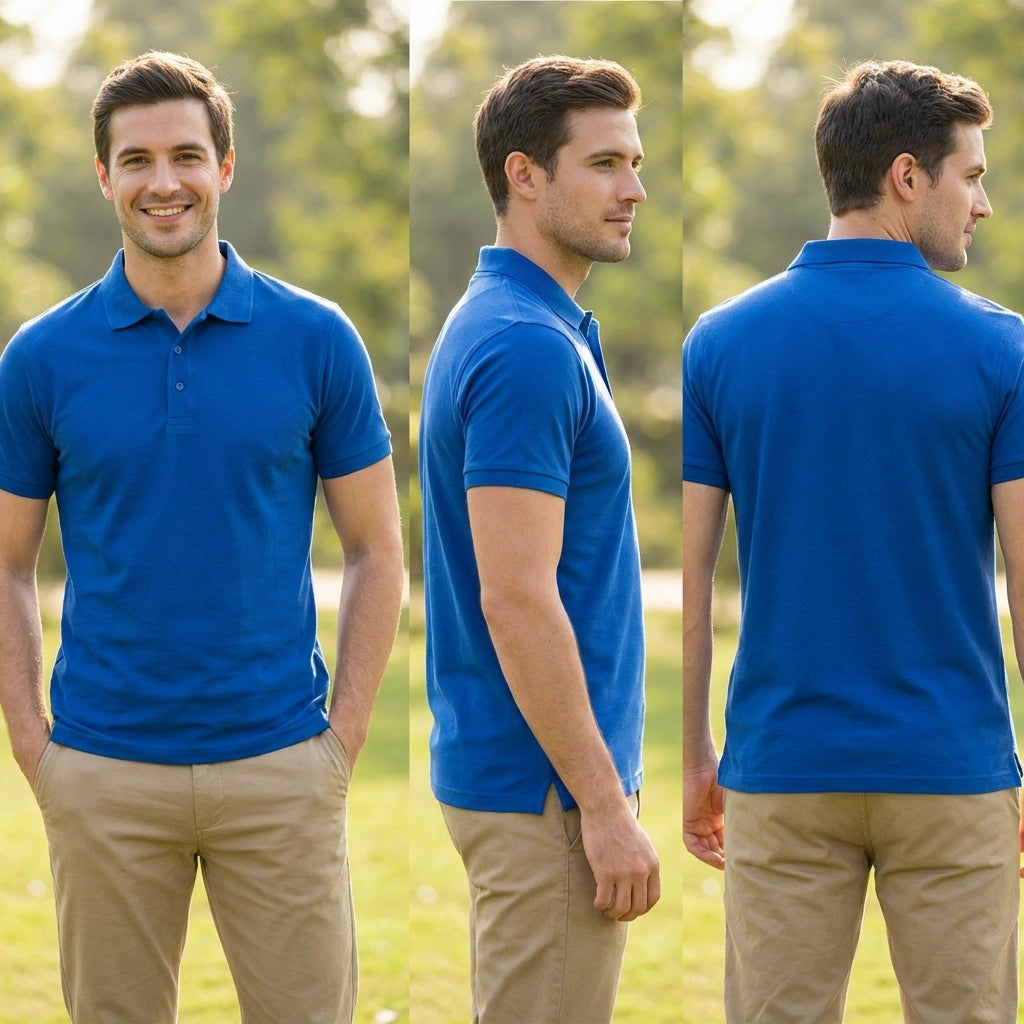 Men’s Royal Blue Polo Tee