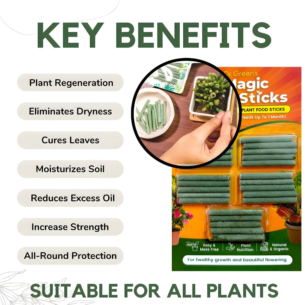 Plant Fertilizer Sticks (25-Pack)