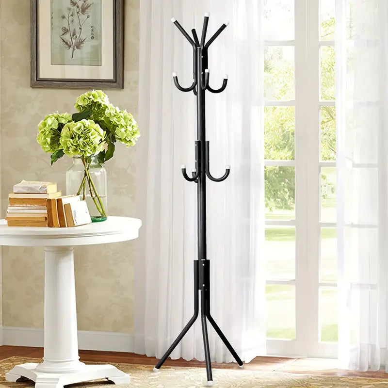 6 Hook Coat Hanger Clothes Stand Hanging Home Accessories