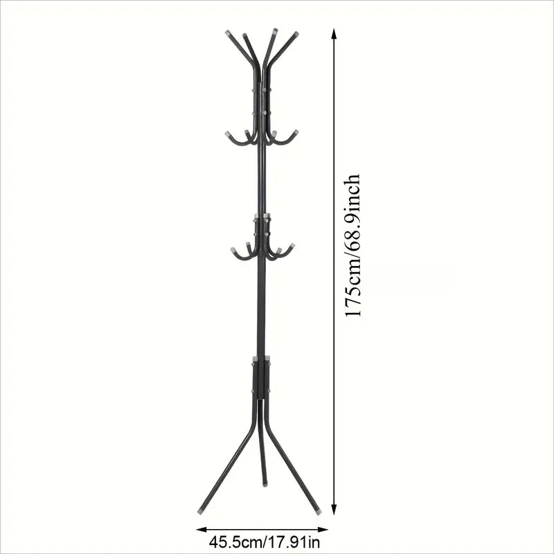 6 Hook Coat Hanger Clothes Stand Hanging Home Accessories