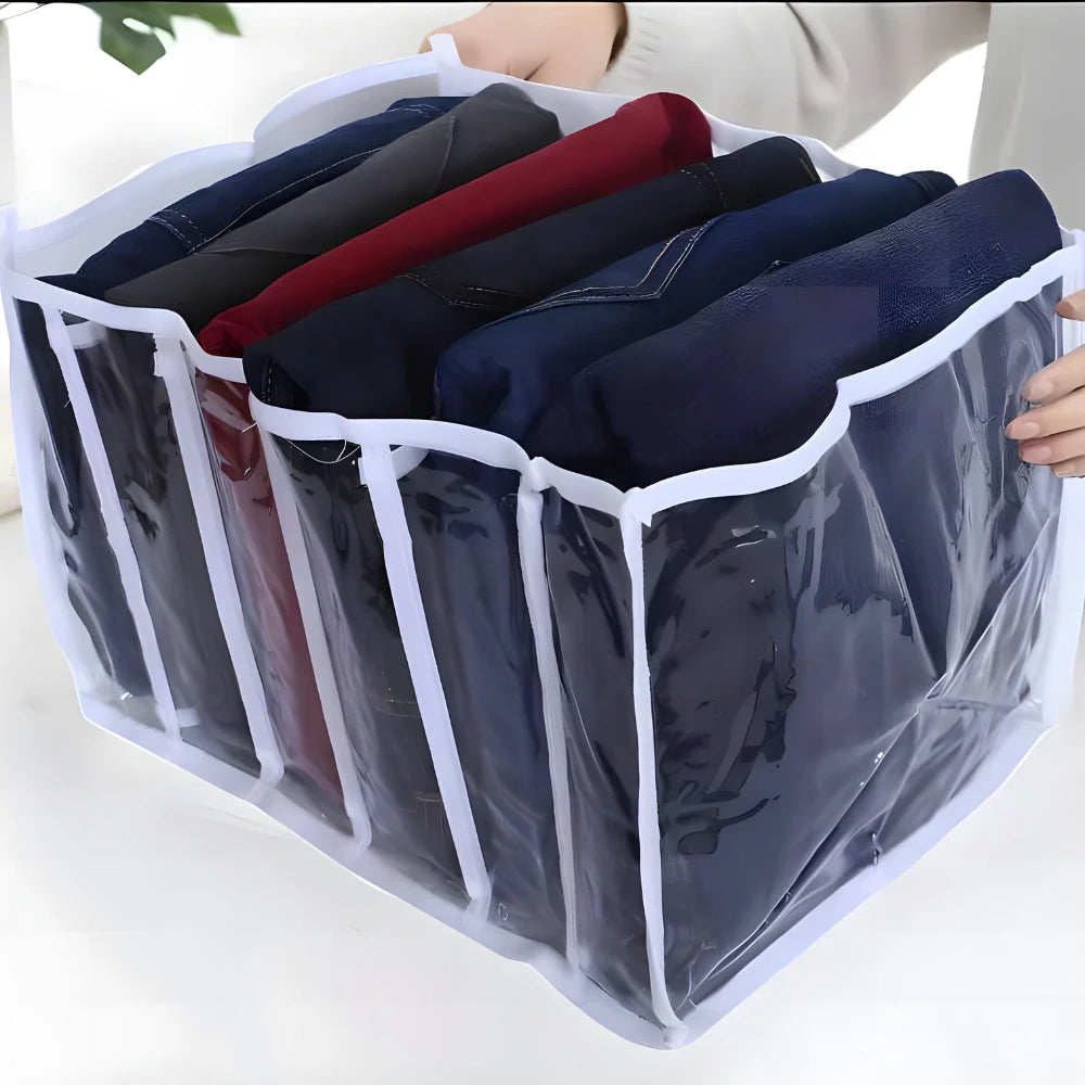 6 Section Foldable Clothes Organizer