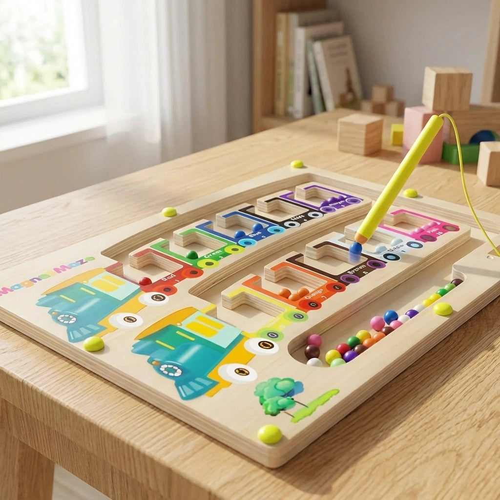 Magnetic Montessori Maze Board