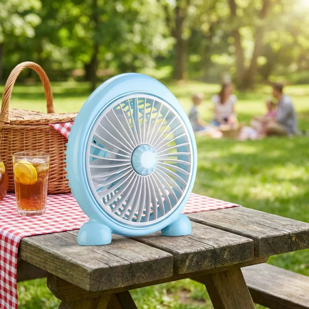 Plastic Cute Mini Cartoon Electric USB Fan