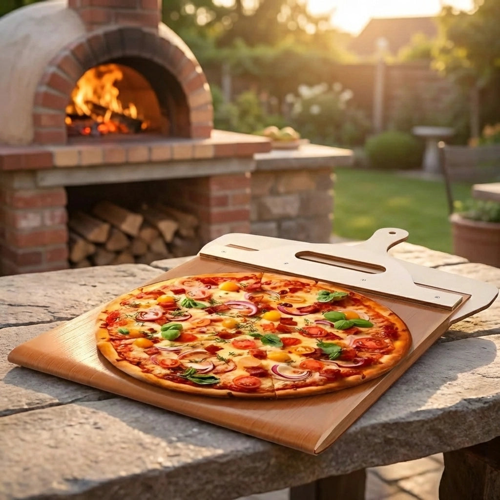 Wooden Pizza Paddle Board
