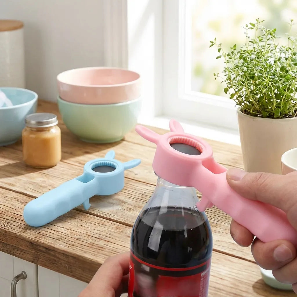 4 in 1 Very Cute Rabbit Wine Opener