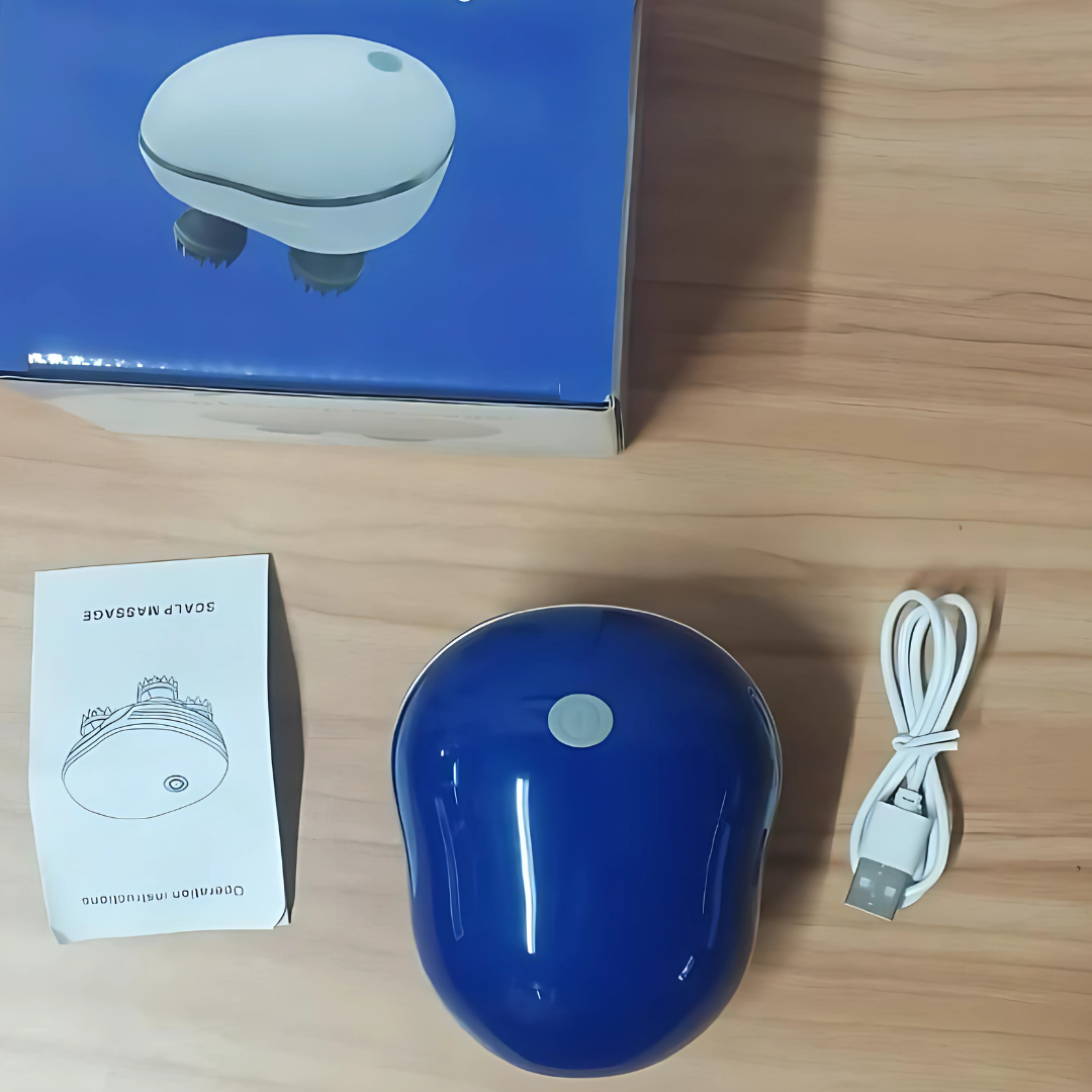 Portable Head Massager for Hair Growth Deep Clean and Stress Relax