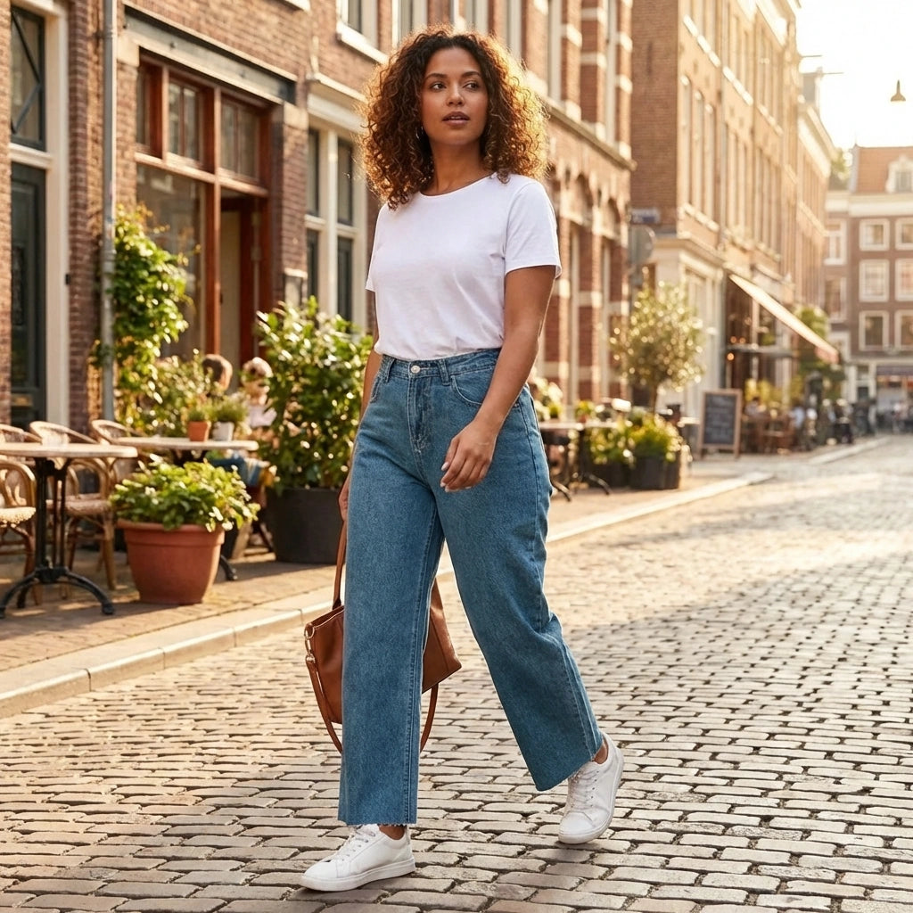 Stretchy Flared Jeans