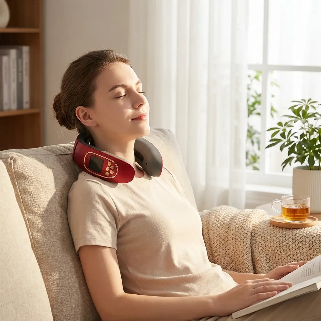 3-Head TENS Neck & Shoulder Massager