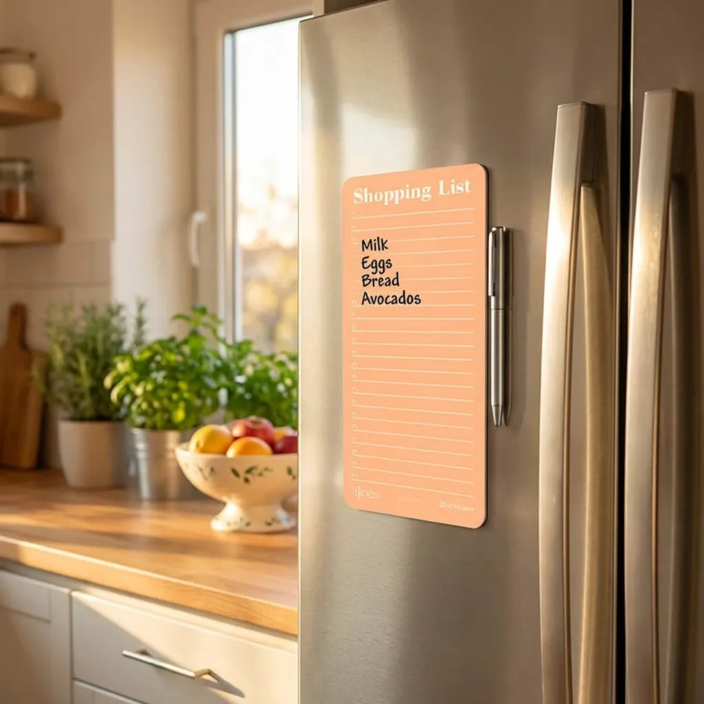 Grocery Shopping List Fridge Magnet