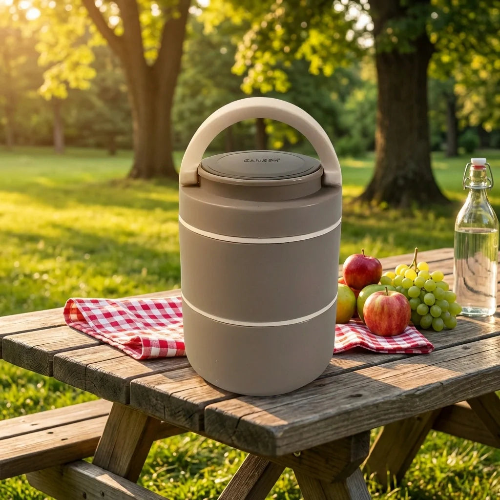 2-Layer Stainless Steel Lunch Box