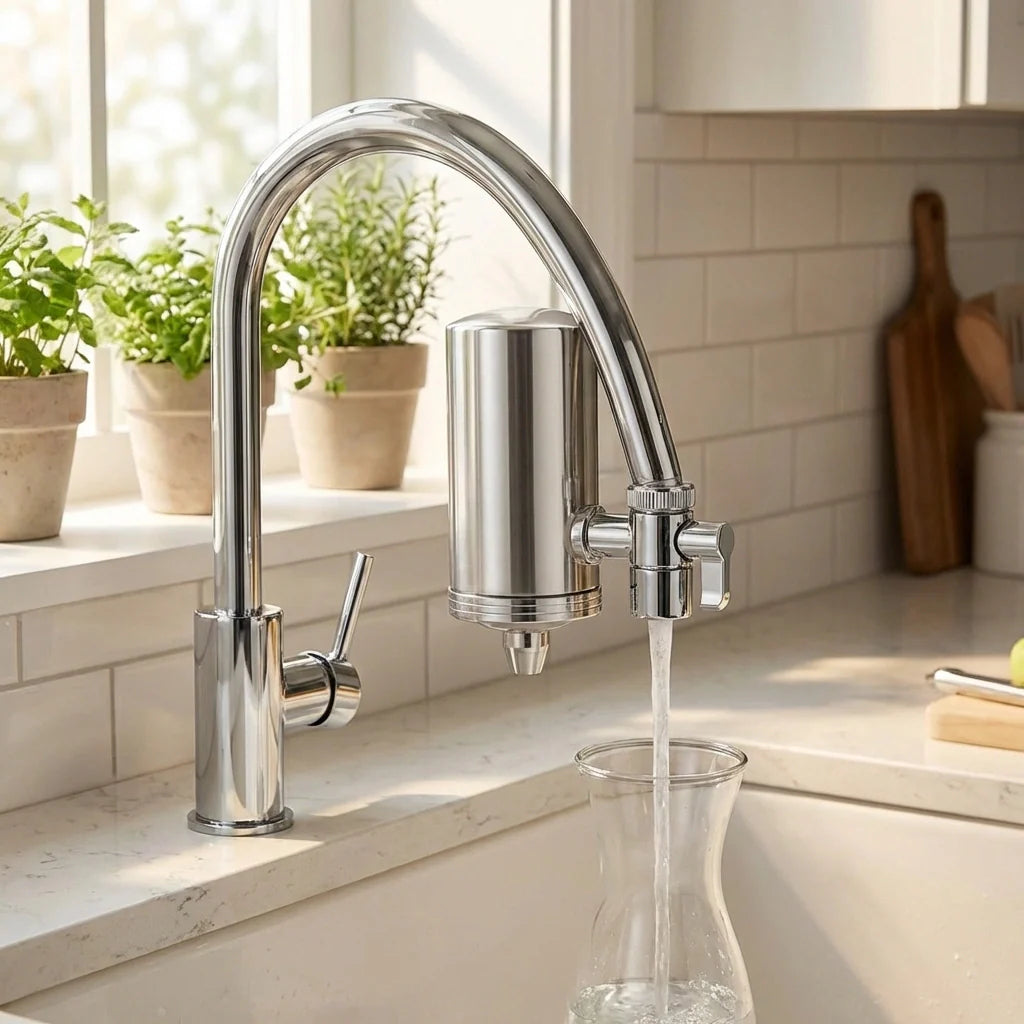 Stainless Steel Faucet Water Filter