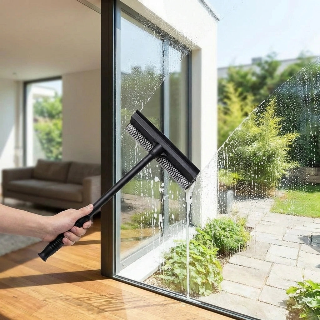 2 in 1 Squeegee and Sponge Cleaning Tool