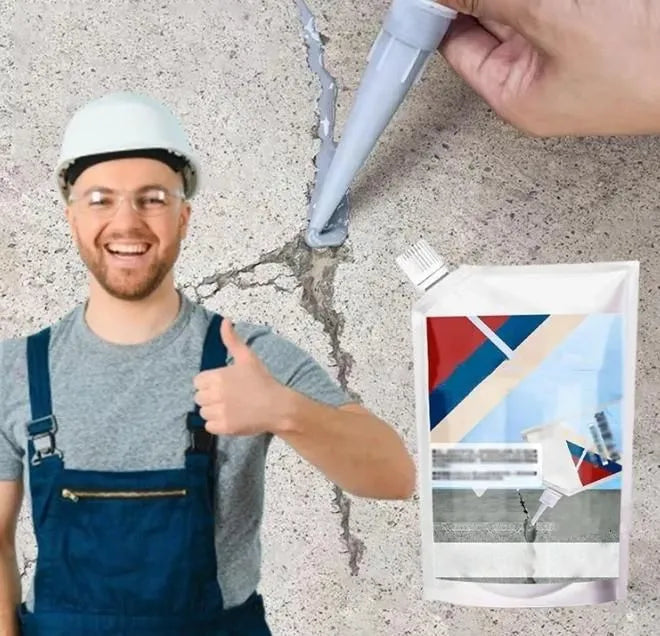 Heavy-Duty Concrete Crack Repair