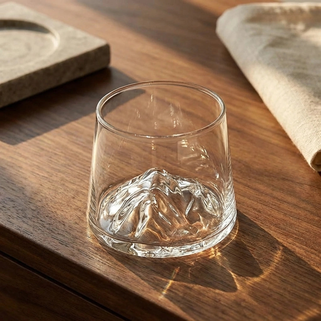 Japanese Mount Fuji Glass