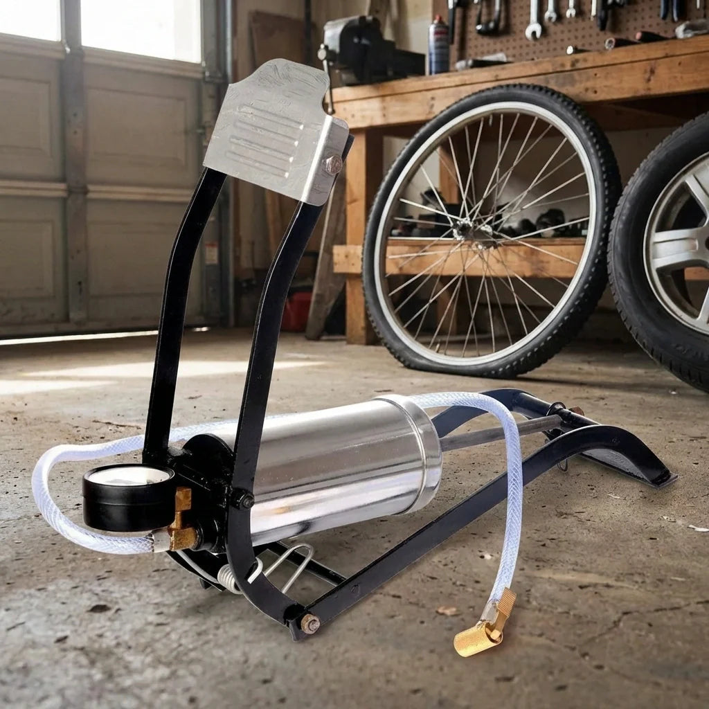 Heavy-Duty Air Foot Pump for Vehicles