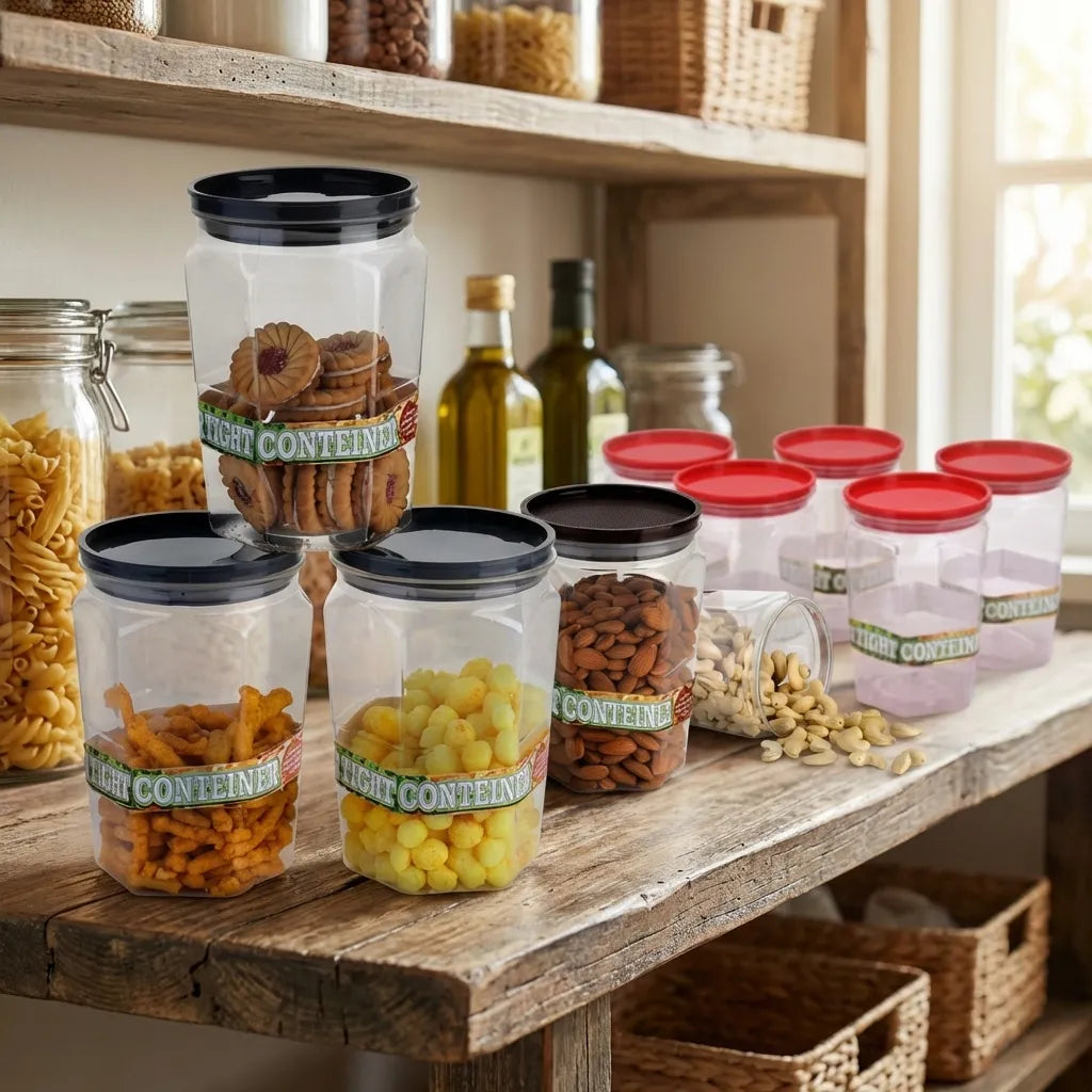 Air Tight Storage Containers (6 Pcs)