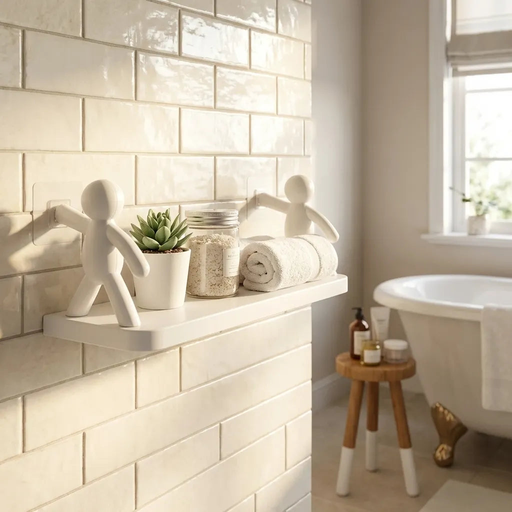 Wall Hanging Bathroom Shelf Storage Rack
