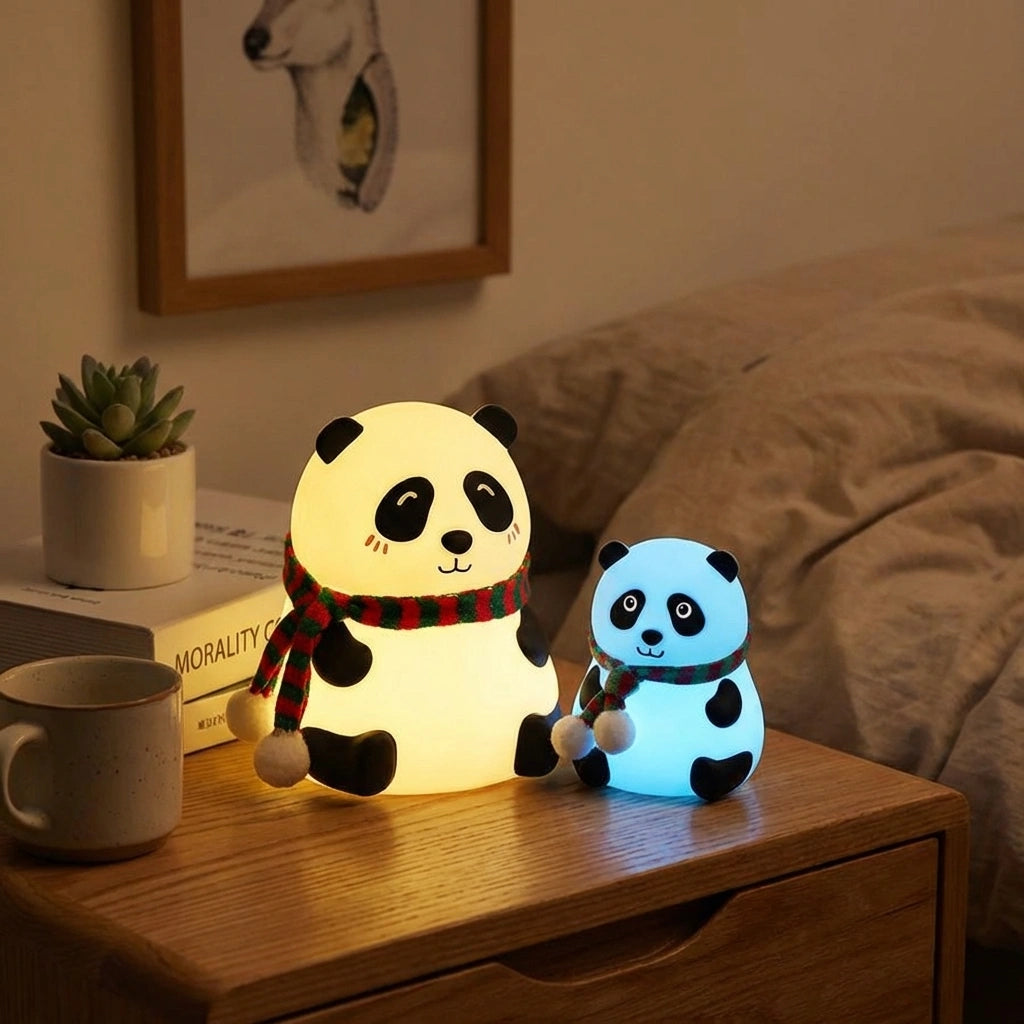 Silicon Touch Panda Lamp