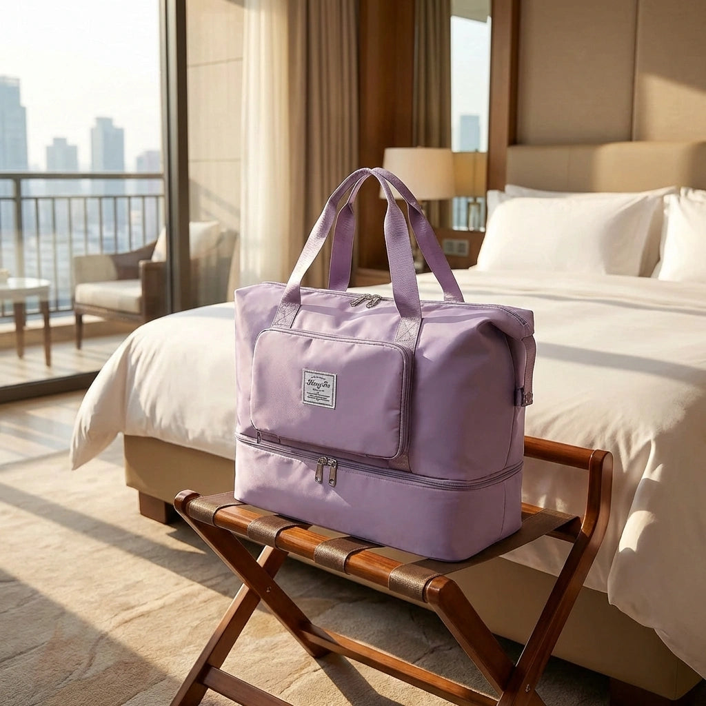 Foldable Polyester Travel Duffel Bag