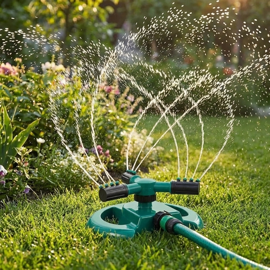 360° Rotating Lawn Sprinkler