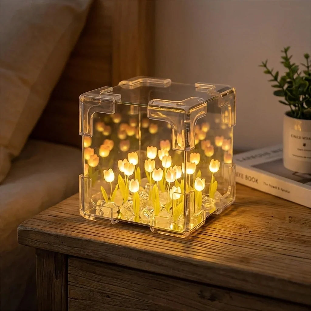 Tulip Mirror Night Lamp