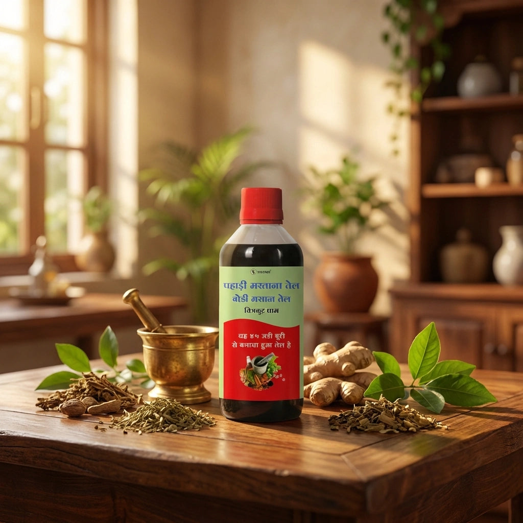 Herbal Body Massage Oil – 280g x 2