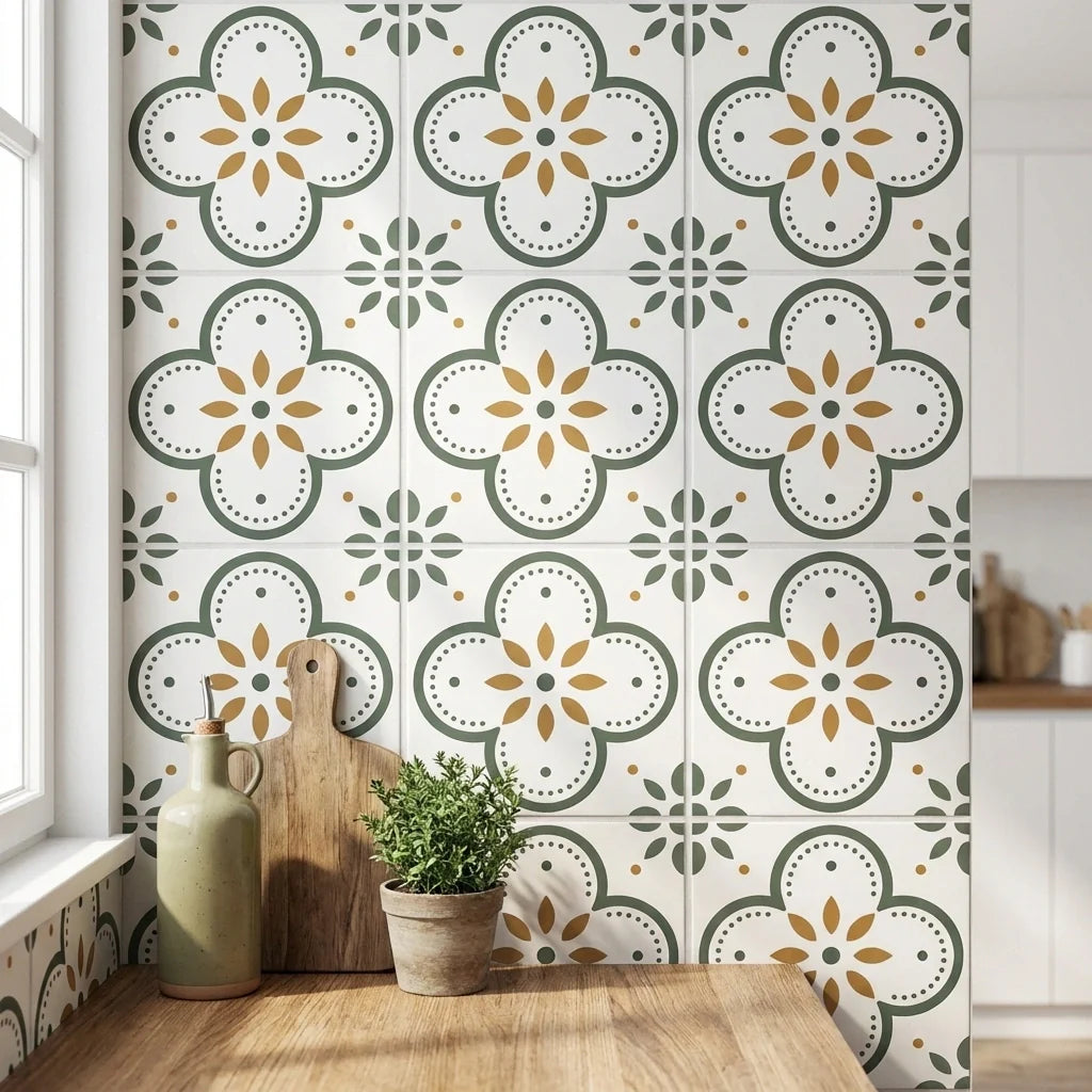 Adhesive Backsplash Tiles