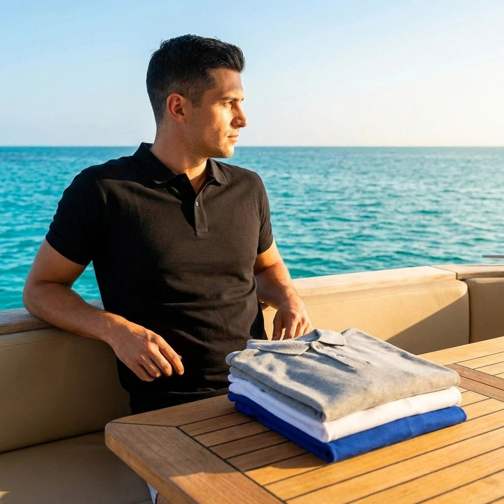 Poly Matte Solid Half Sleeves Mens Polo T-Shirt Pack Of 4