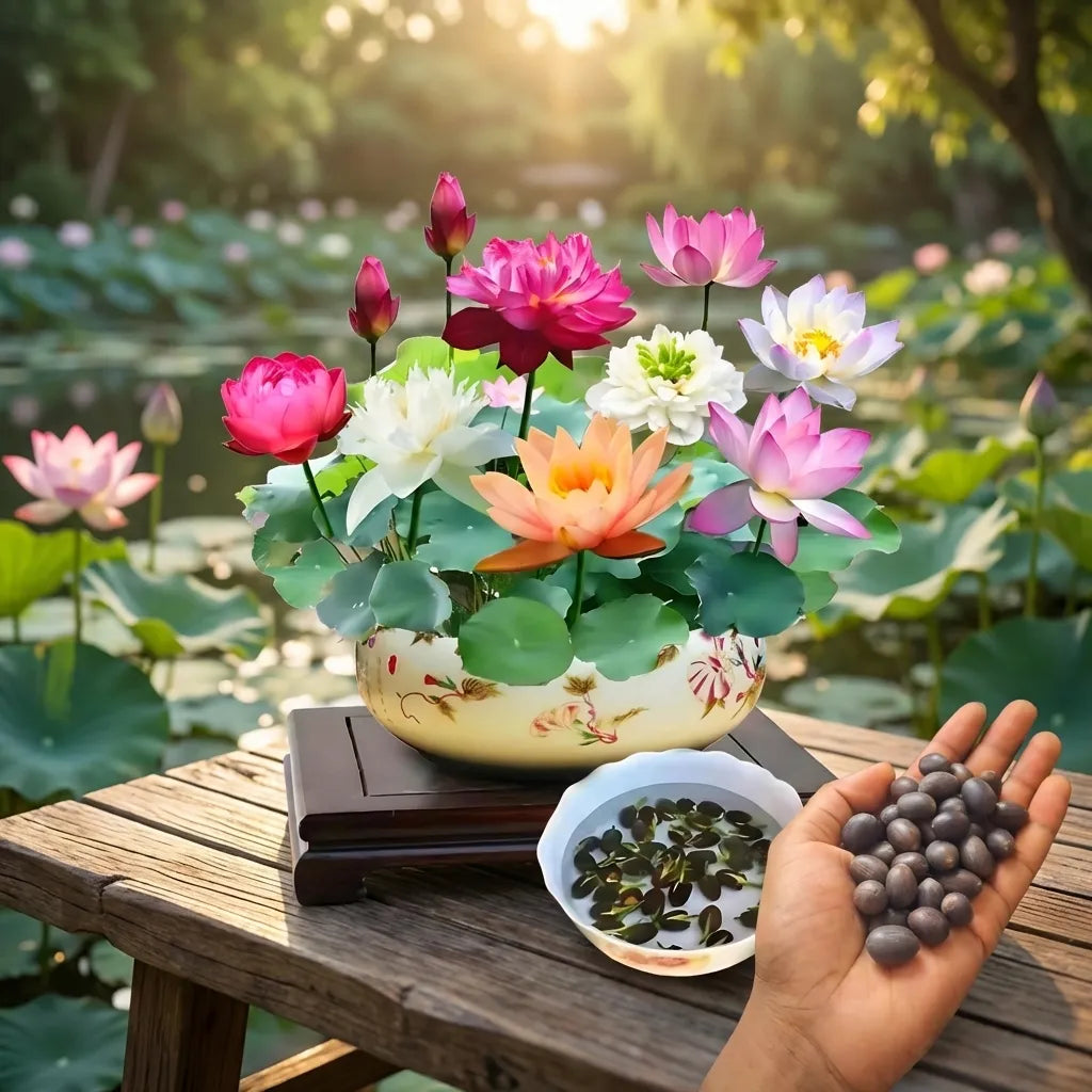 Bonsai lotus flower seeds
