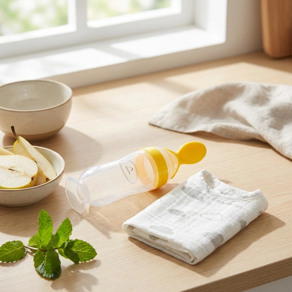 Premium Baby Food Squeeze Feeder Spoon
