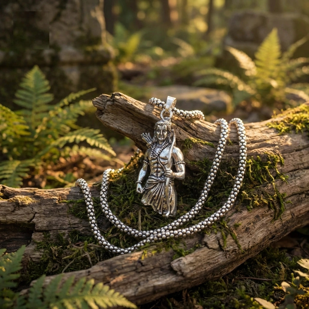 Lord Ram Pendant With Chain