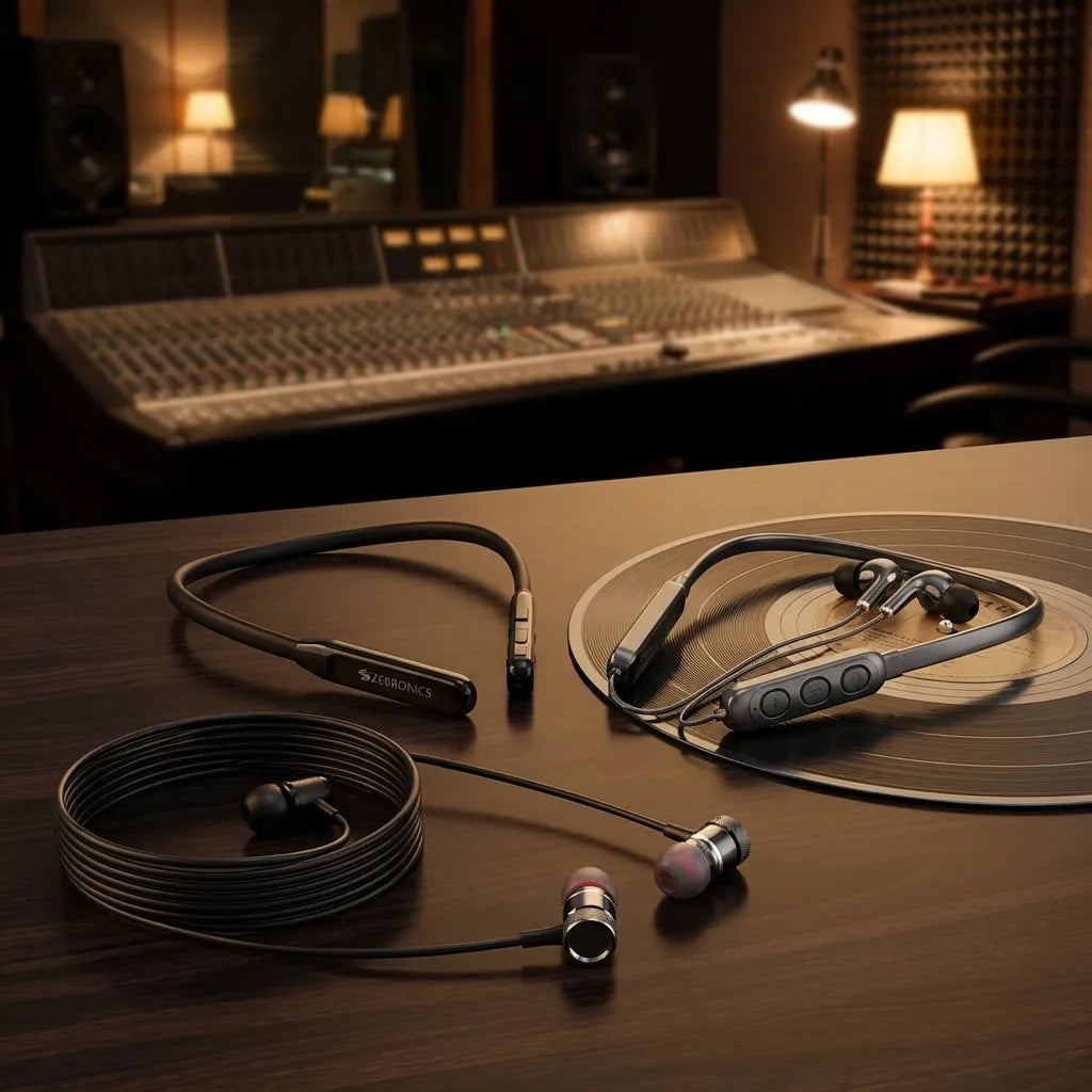 Wireless Bluetooth Stylish Look Neckband