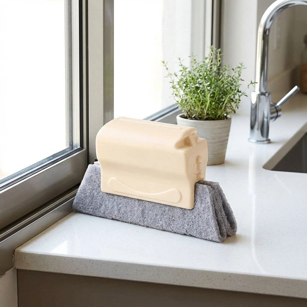 Window Groove Cleaning Brush – 2 Pack