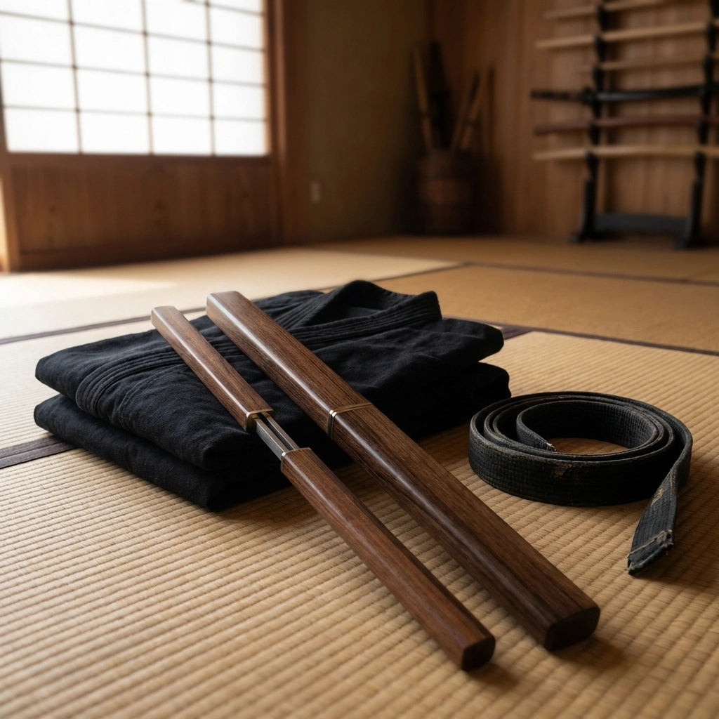 Wooden 2 IN 1 Kitchen Knife Set Stainless Steel Blade