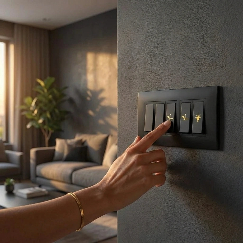 Gold Switch Stickers