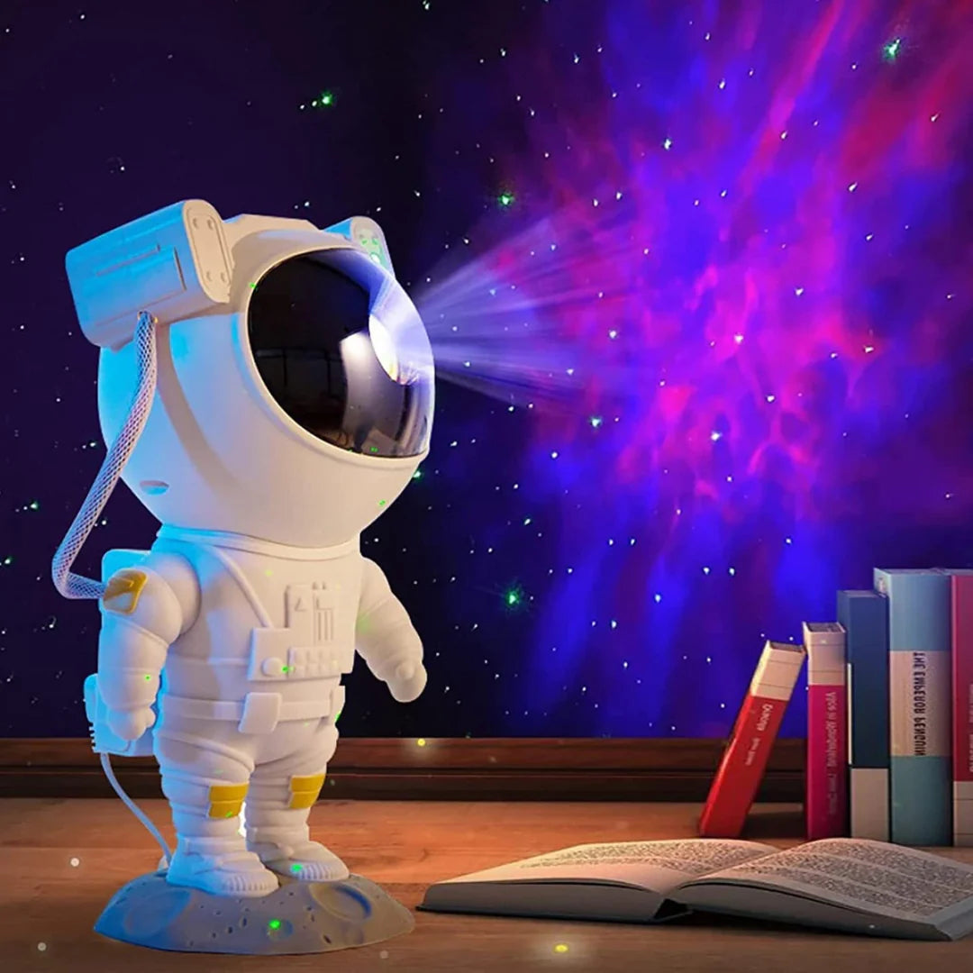 Astronaut Galaxy Projector - 360 Magnetic Head Rotation, Remote Control