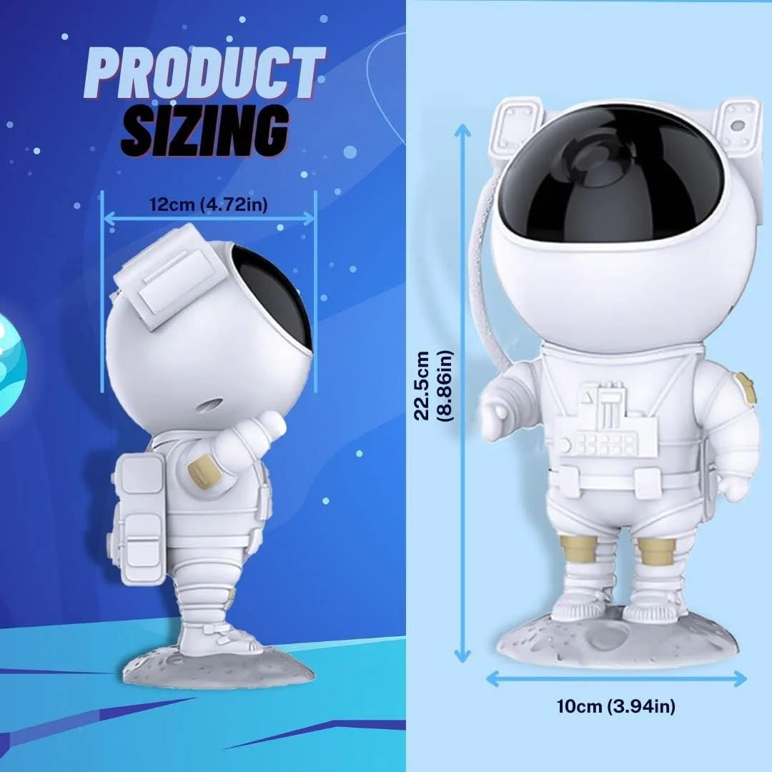 Astronaut Galaxy Projector - 360 Magnetic Head Rotation, Remote Control
