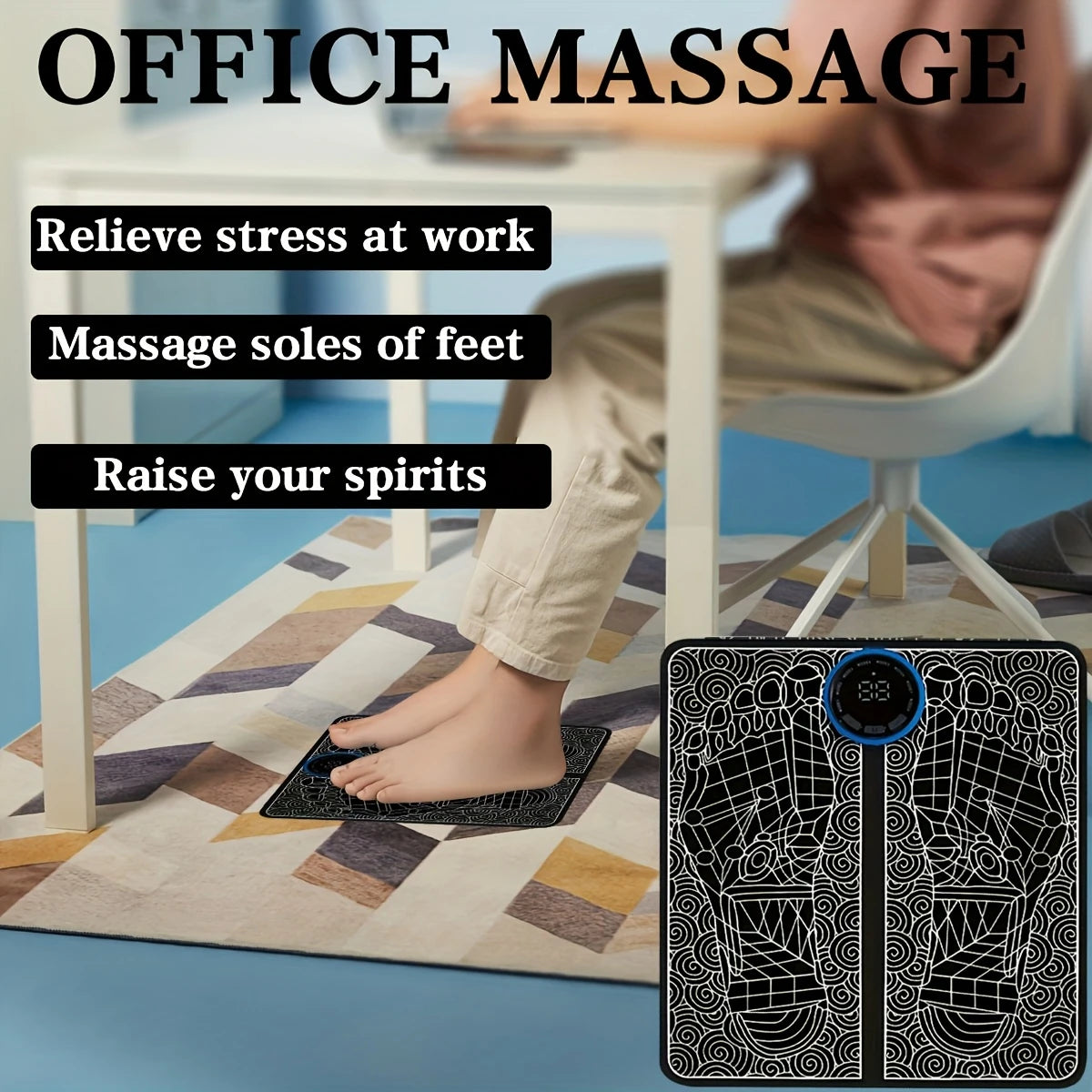 Wireless Electric Foot Massager Pain Reliever