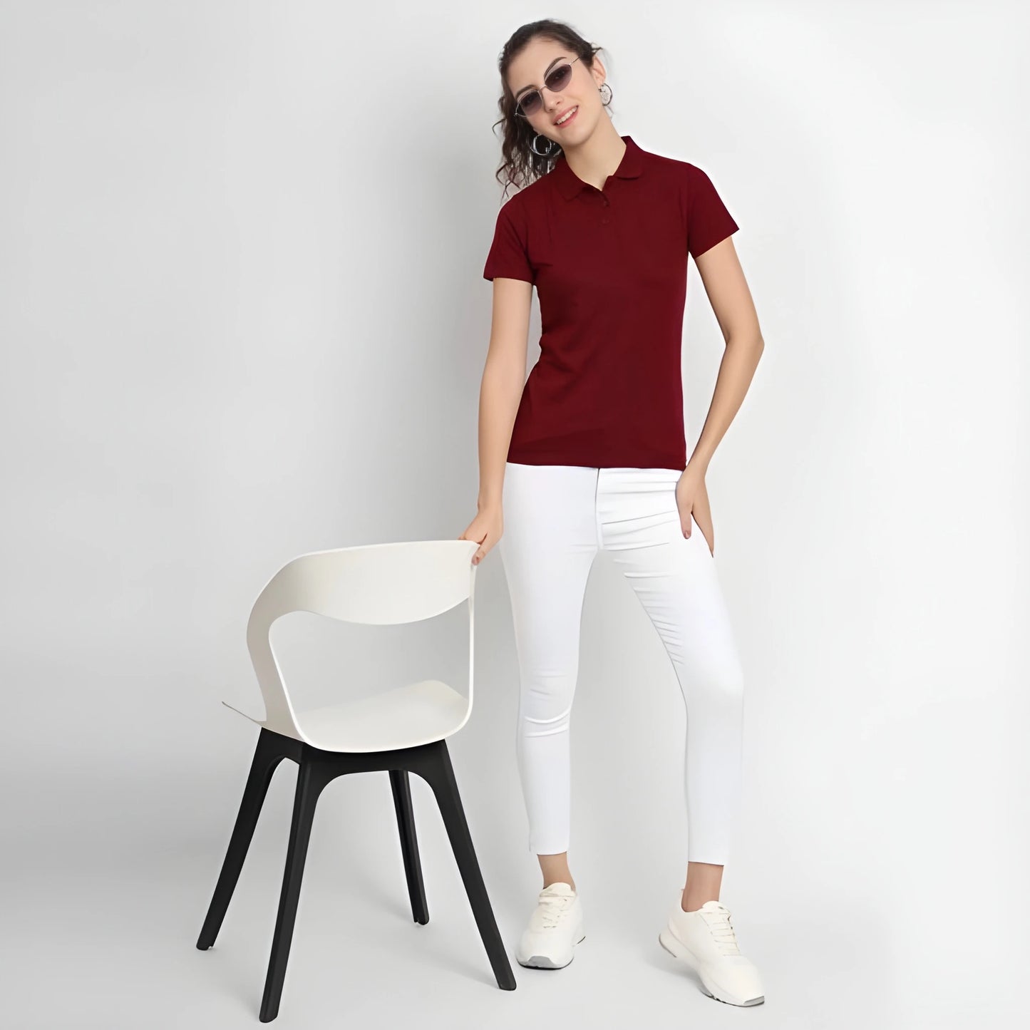 Premium Cotton-Blend Polo Tee