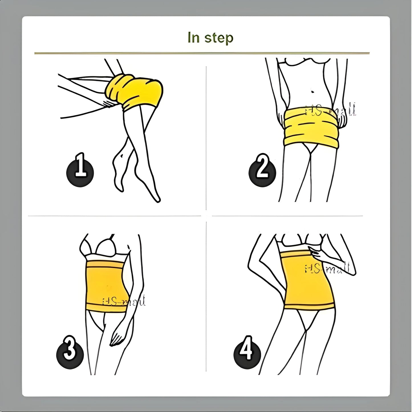 Waist-Slimming Sweat Belt
