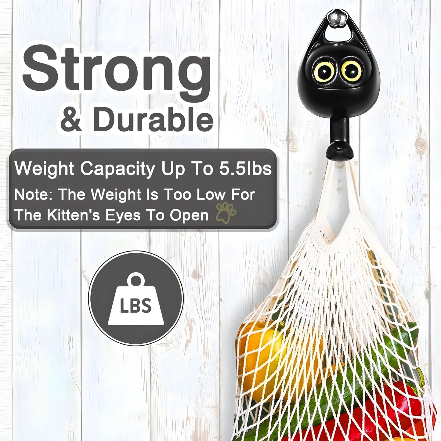 Adhesive Wall Hooks (2 Pack) Home Accessories
