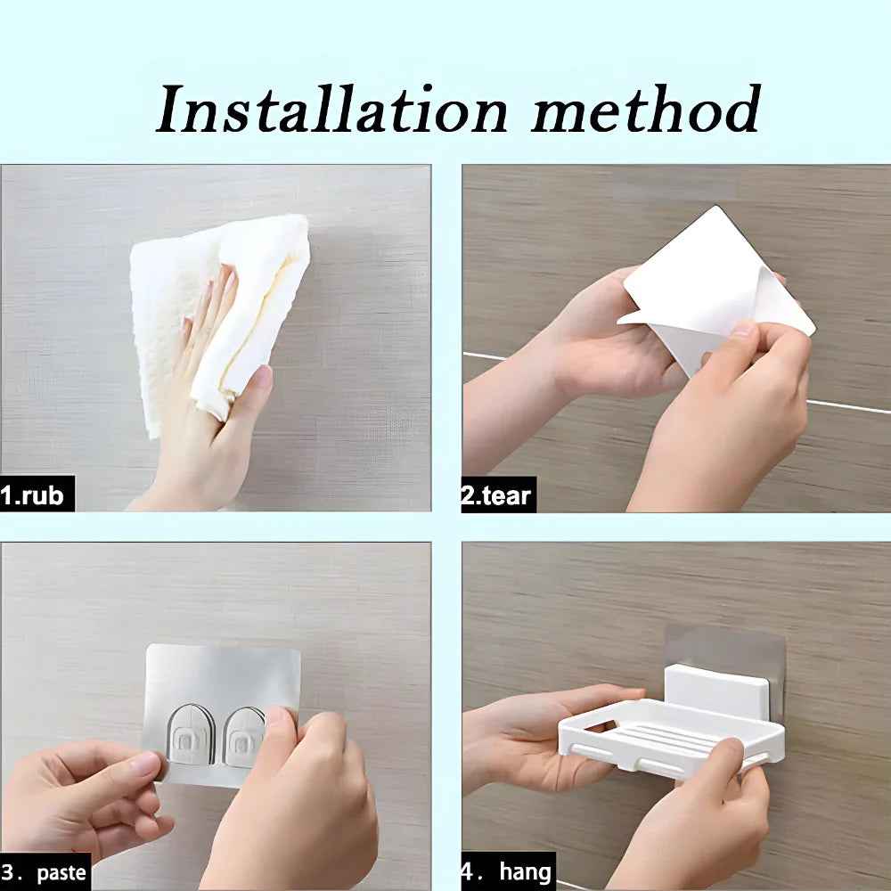 Adhesive Wall Soap Dish - Home Improvement