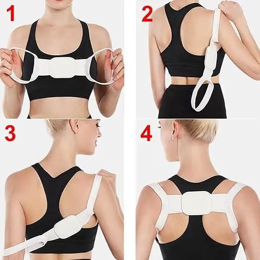 Adjustable Back and Shoulder Support Belt – Lightweight & Breathable
