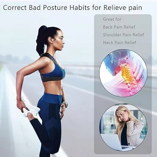 Adjustable Back and Shoulder Support Belt – Lightweight & Breathable
