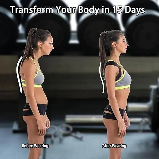 Adjustable Back and Shoulder Support Belt – Lightweight & Breathable