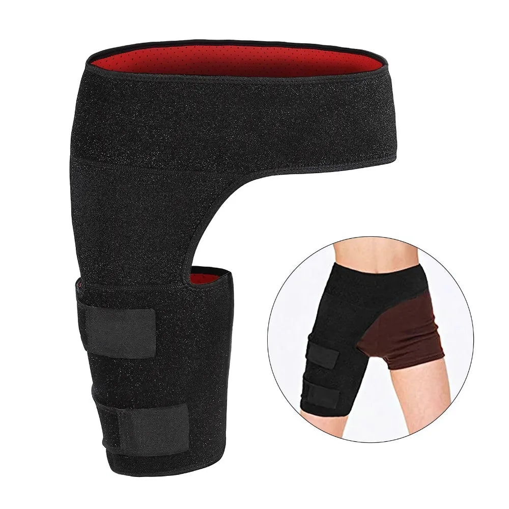 Adjustable hip sleeve